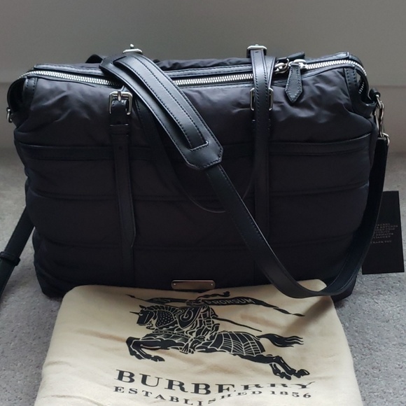 Burberry Handbags - Burberry Quilted Diaper Bag. No Trades price firm